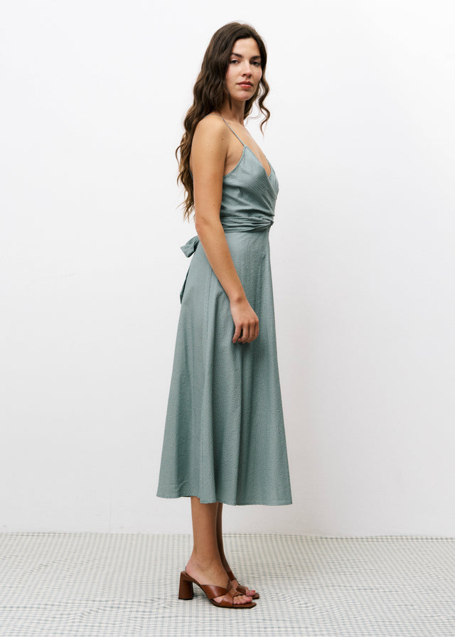 Frnch Robe NOZHA Vert Rivage