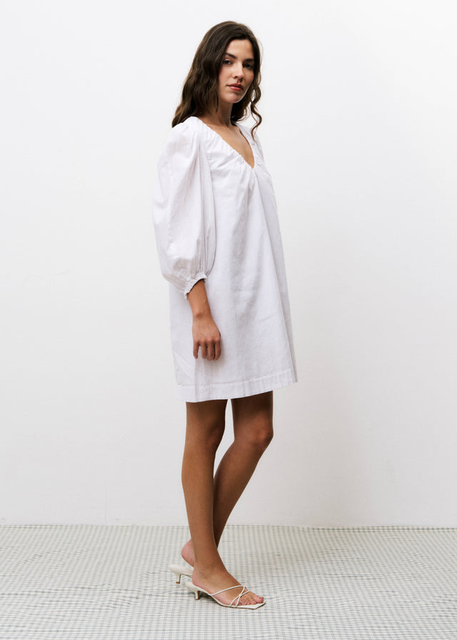 Frnch Robe NUNZIATA Blanc