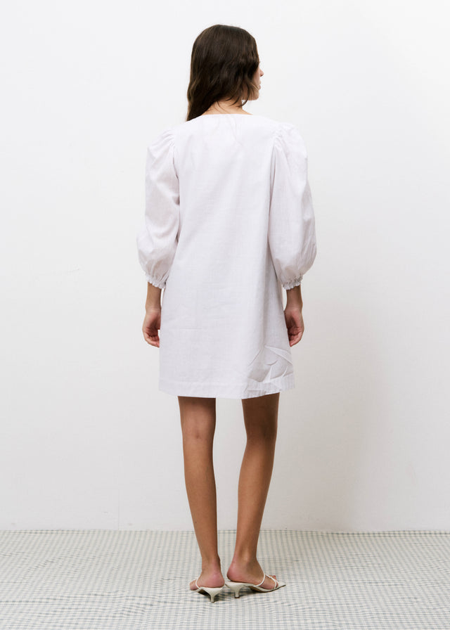 Frnch Robe NUNZIATA Blanc
