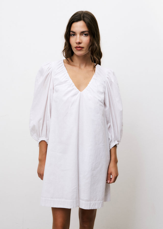 Frnch Robe NUNZIATA Blanc