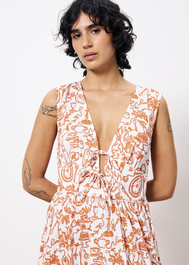 Frnch Robe PAULONIE Set Table