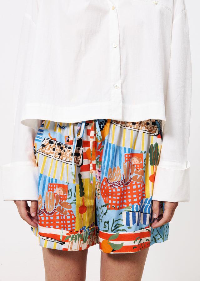 Frnch Short ANNEA Marche Bleu