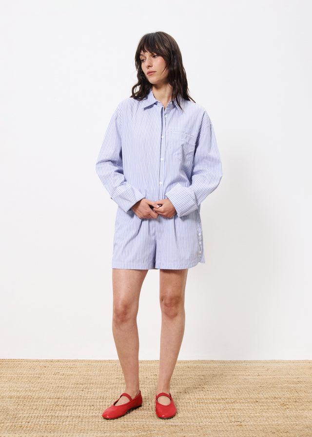 frnch Short CYANA Bleu clair