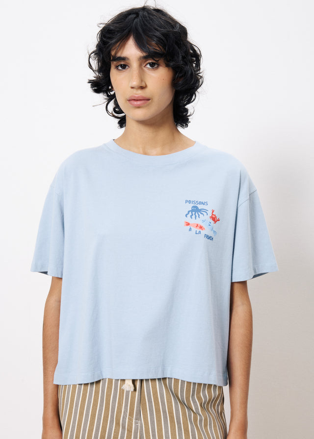 Frnch T-shirt IENENA Bleu Clair