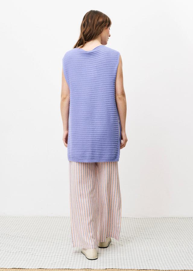 Frnch Top ANAISSE Bleu Lavande