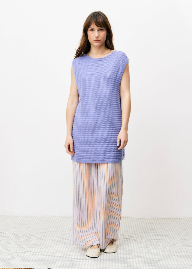 frnch Top ANAISSE Bleu lavande