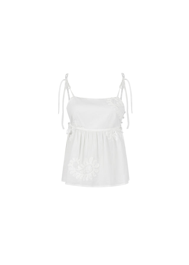 Frnch Top ANNAIS Blanc