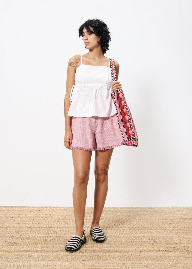 frnch Top ANNAIS Blanc