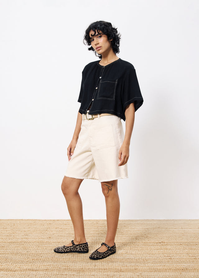 Frnch Top CASIMIRE Noir