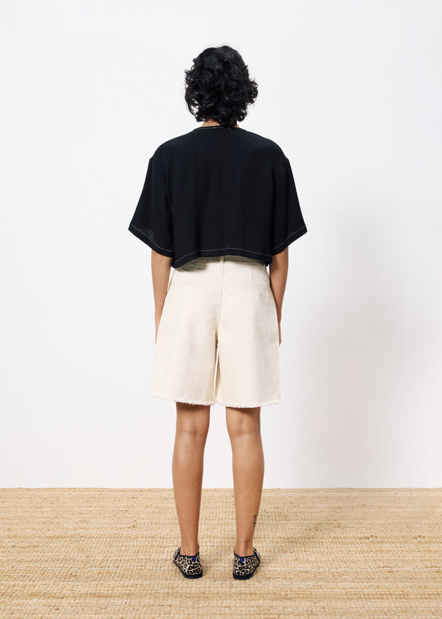 Frnch Top CASIMIRE Noir