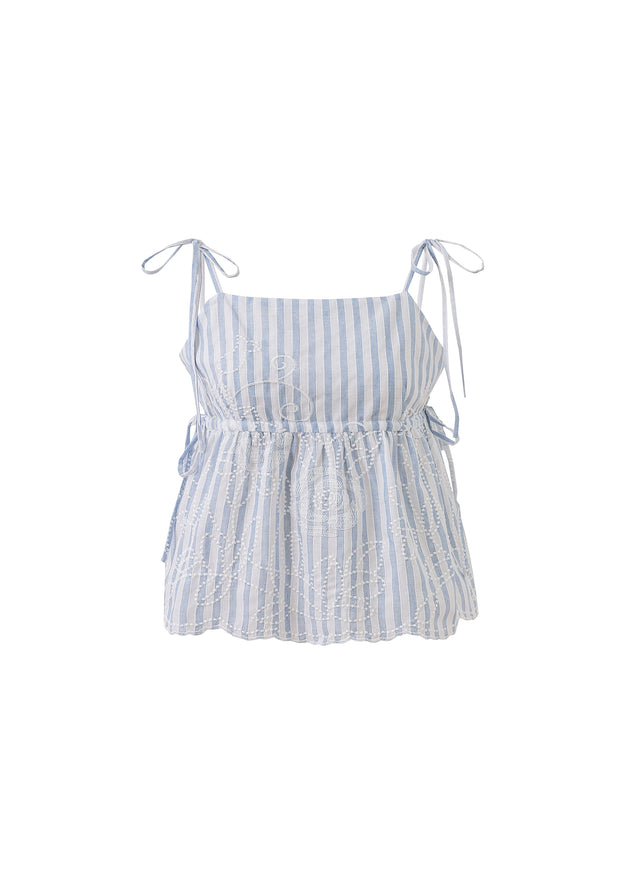 Frnch Top CORENTINE Bleu Clair
