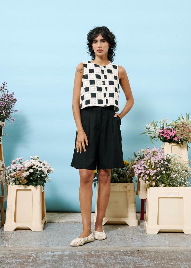 Frnch Top LAISSA Creme