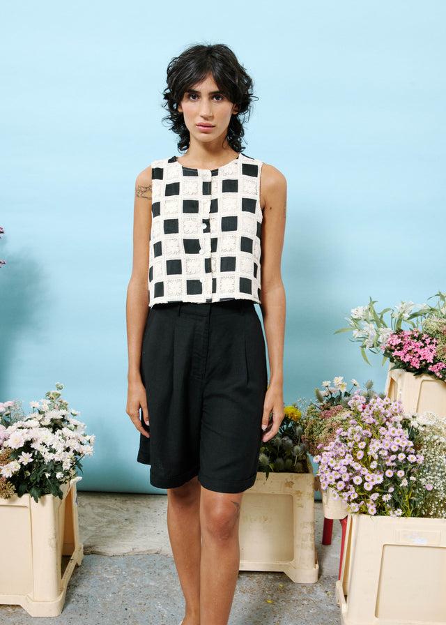 Frnch Top LAISSA Creme