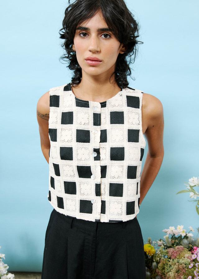 frnch Top LAISSA Creme