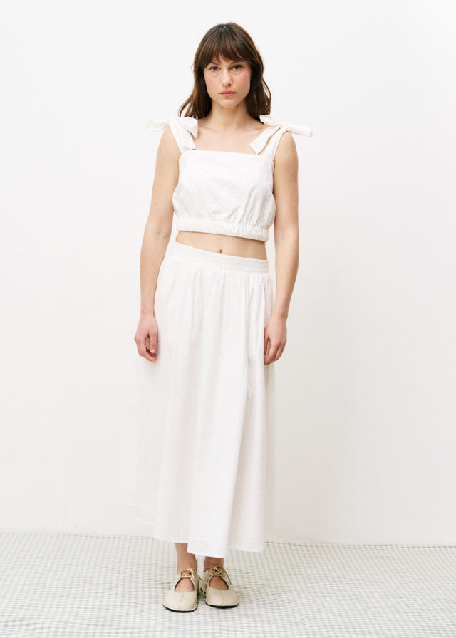 Frnch Top NAHID Blanc