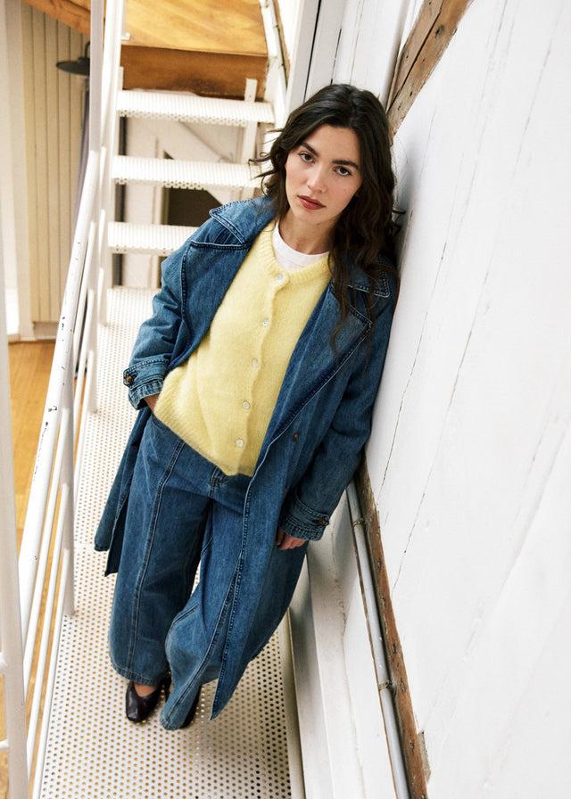 Frnch Trench CARMELINA Bleu Jean