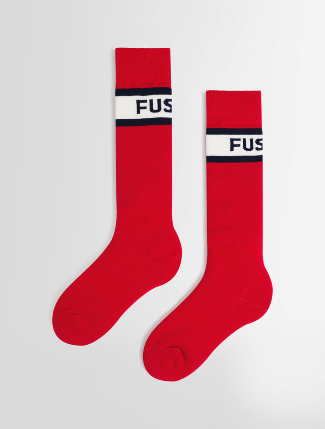 Fusalp CHAUSSETTES DE SKI PISTE PRO Racing/marin/neige