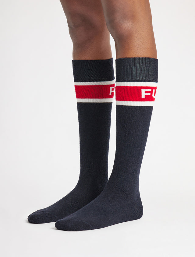 Fusalp CHAUSSETTES DE SKI PISTE PRO Racing/marin/neige