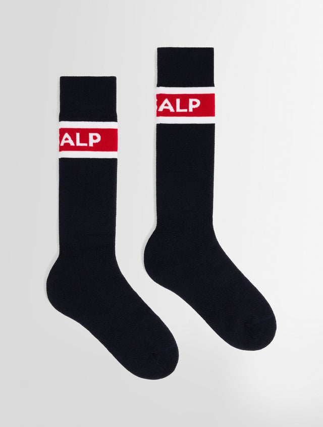 fusalp CHAUSSETTES DE SKI PISTE PRO Racing/marin/neige