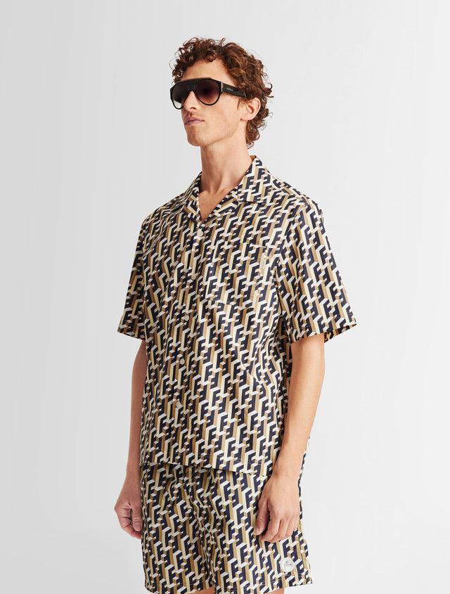 Fusalp CHEMISE MANCHES COURTES RUSELBO F3D F3d Twill/marin