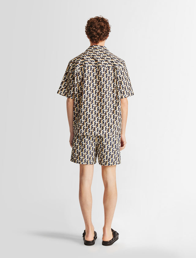 Fusalp CHEMISE MANCHES COURTES RUSELBO F3D F3d Twill/marin