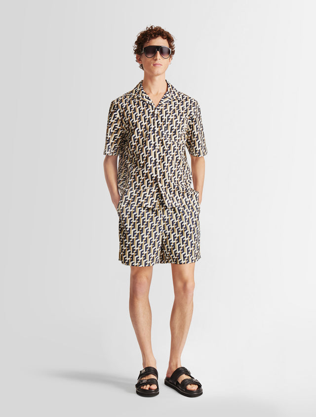 fusalp CHEMISE MANCHES COURTES RUSELBO F3D F3d twill/marin