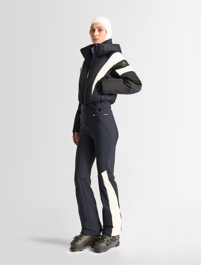 Fusalp COMBINAISON DE SKI JULIENNE Marin/neige/noir