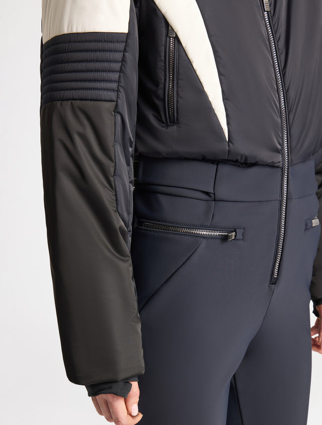 Fusalp COMBINAISON DE SKI JULIENNE Marin/neige/noir