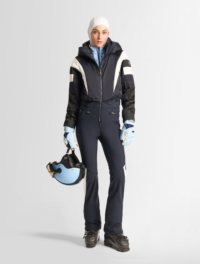 fusalp COMBINAISON DE SKI JULIENNE Marin/neige/noir