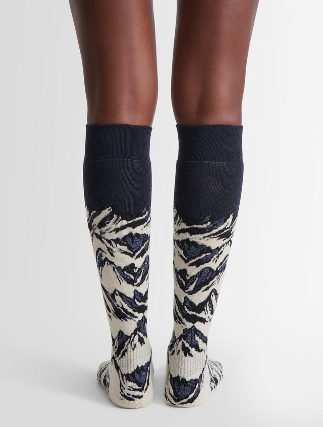 Fusalp CHAUSSETTES DE SKI SOCK MOUNT Sepia/noir