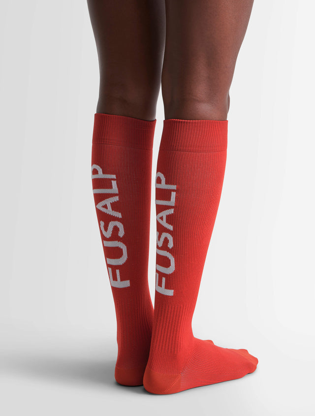 Fusalp CHAUSSETTES DE SKI SOCK POP Noir/neige