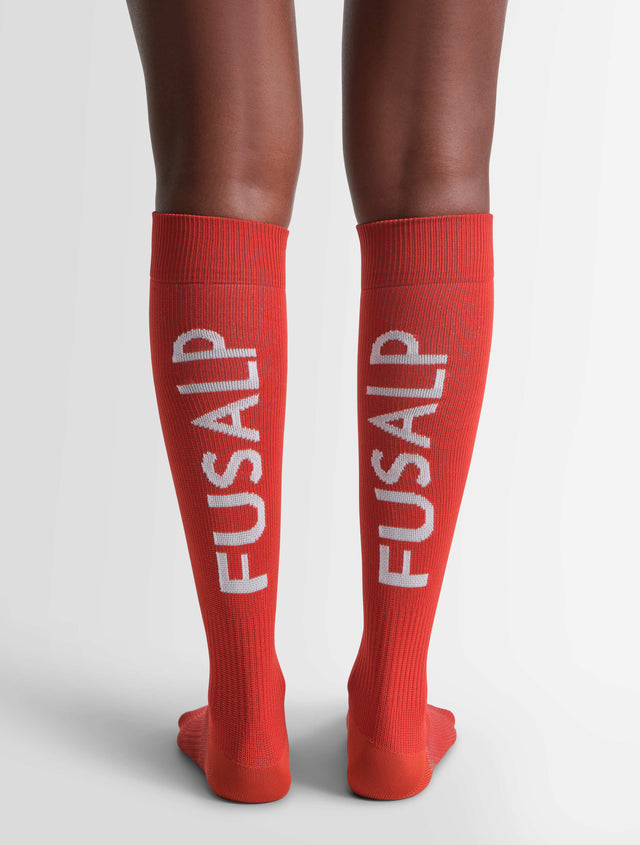 Fusalp CHAUSSETTES DE SKI SOCK POP Noir/neige