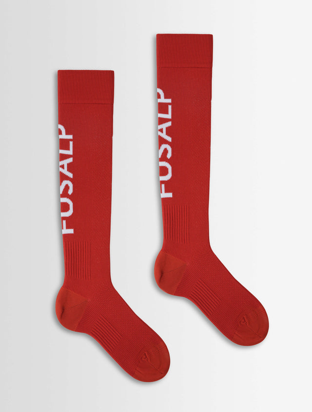 fusalp CHAUSSETTES DE SKI SOCK POP Noir/neige