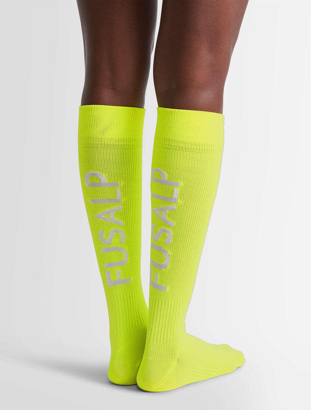 Fusalp CHAUSSETTES DE SKI SOCK POP Noir/neige