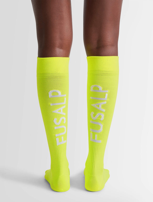 Fusalp CHAUSSETTES DE SKI SOCK POP Noir/neige