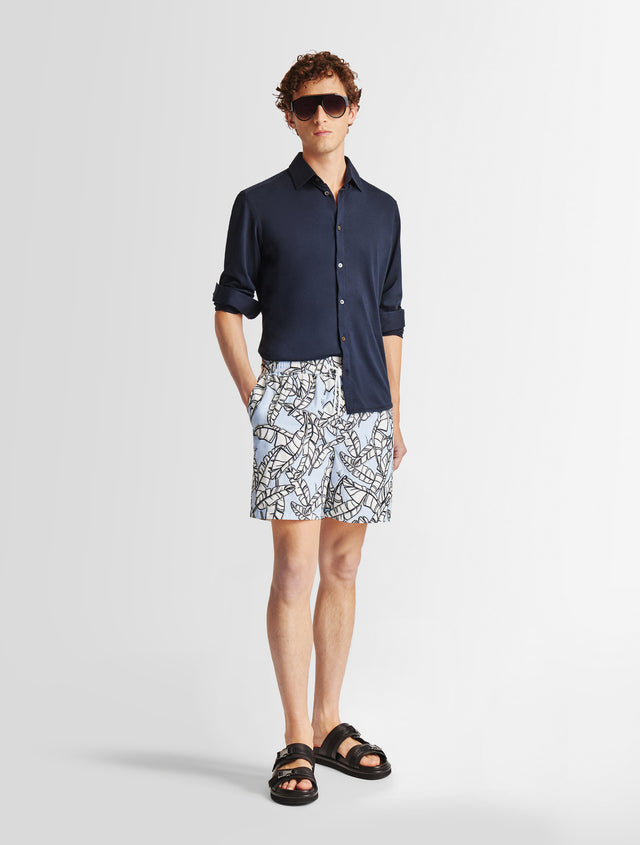 Fusalp CHEMISE MANCHES LONGUES LARS Bluebell