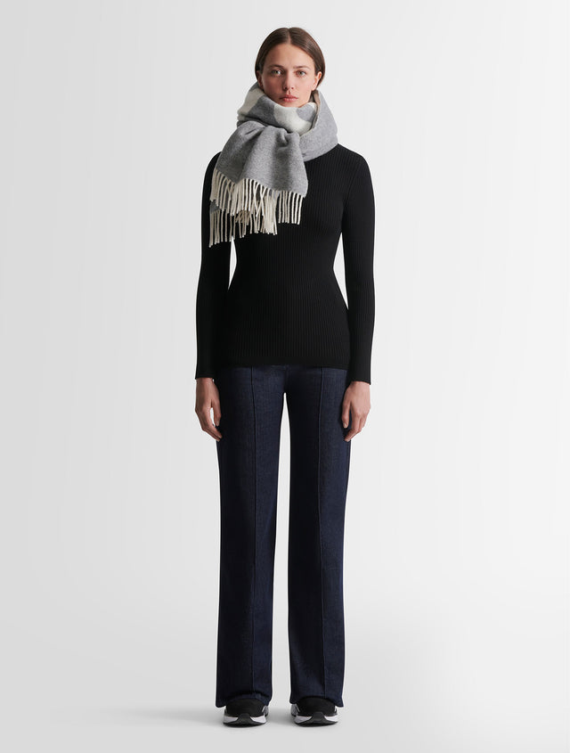 Fusalp ECHARPE OVERSIZE SCARF Souris/neige