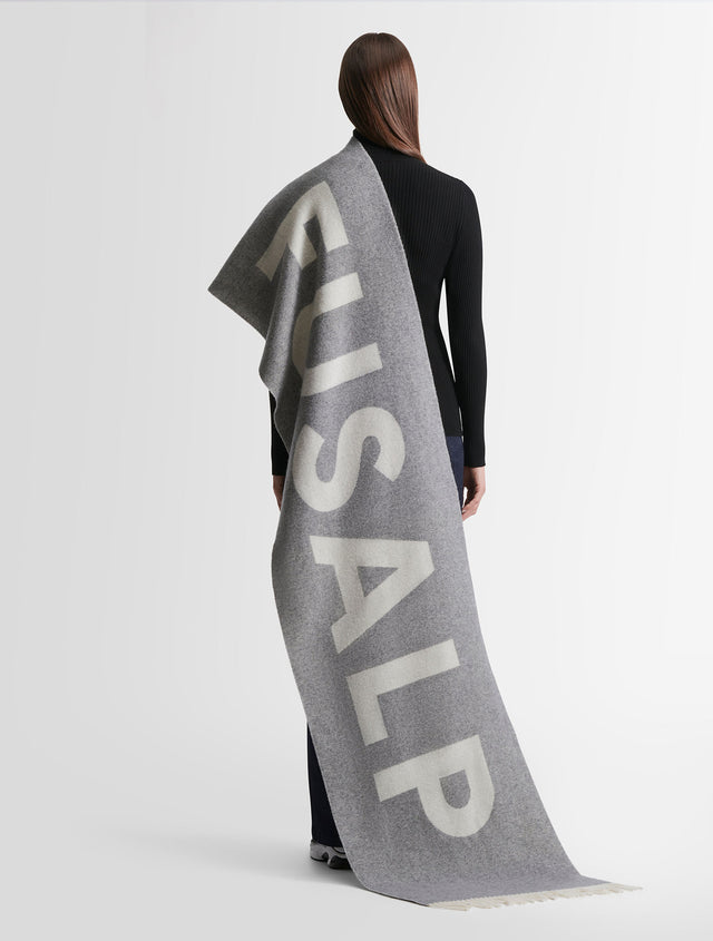 Fusalp ECHARPE OVERSIZE SCARF Souris/neige