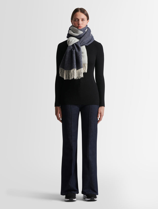 Fusalp ECHARPE OVERSIZE SCARF Souris/neige