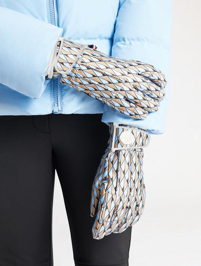 Fusalp GANTS DE SKI GLACIER W PRINT Noir