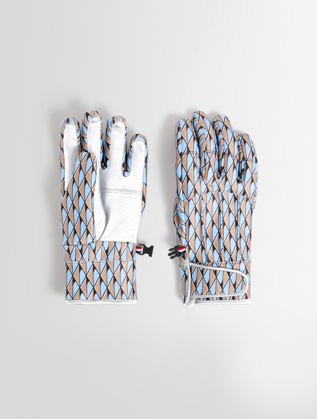 fusalp GANTS DE SKI GLACIER W PRINT Noir