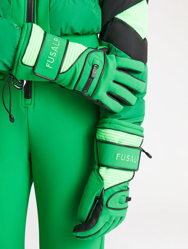 Fusalp GANTS DE SKI SLALOM GLOVE Noir/sodalite