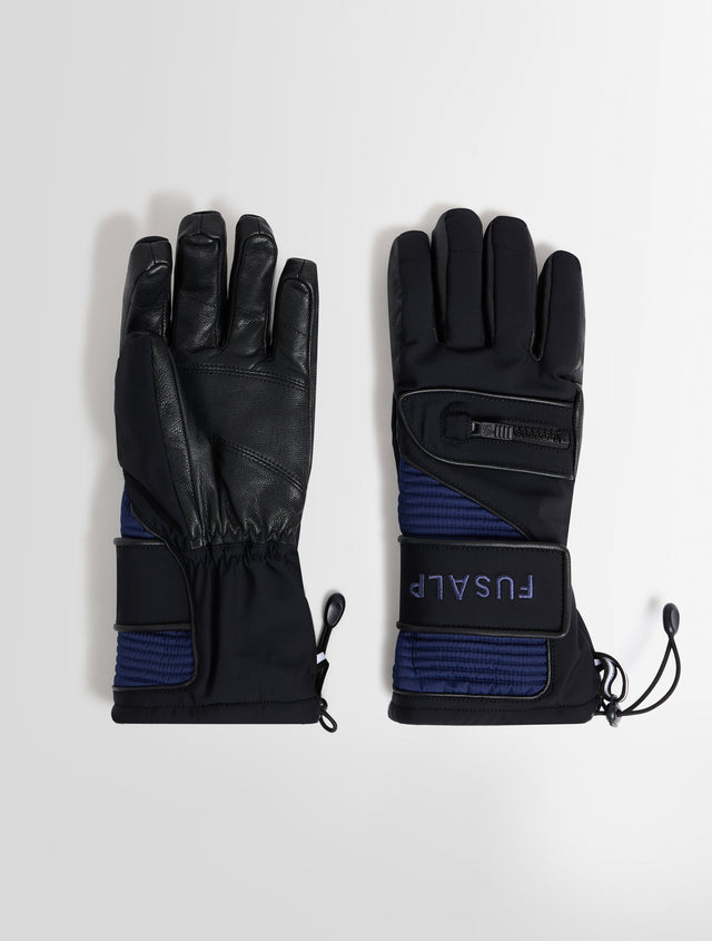 fusalp GANTS DE SKI SLALOM GLOVE Noir/sodalite