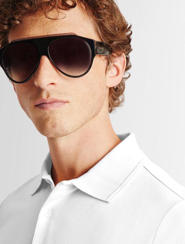 Fusalp POLO MANCHES COURTES GABIN Noir