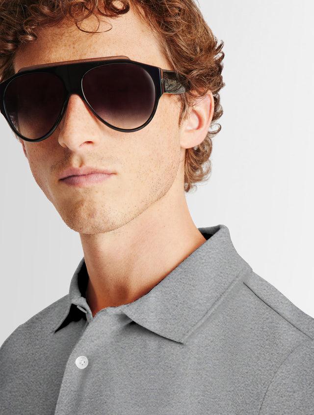 Fusalp POLO MANCHES COURTES GABIN Noir