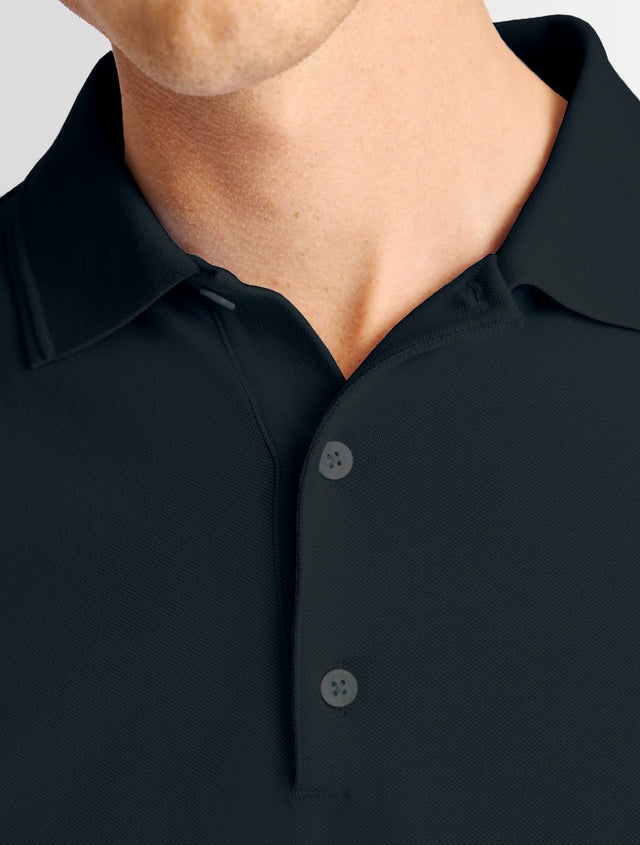 Fusalp POLO MANCHES COURTES GABIN Noir