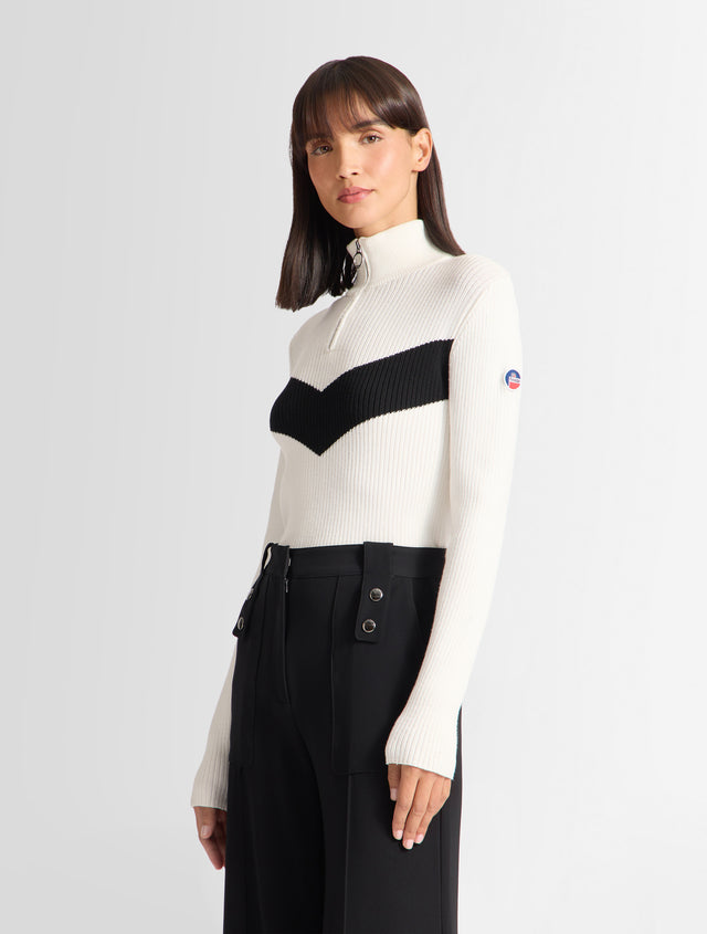 Fusalp PULL ANDROMEDE Noir/neige