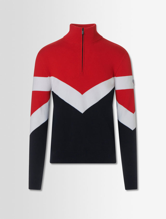Fusalp PULL DONOVAN Marin/neige
