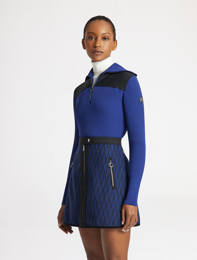 Fusalp PULL LOUANA Moss Green/noir