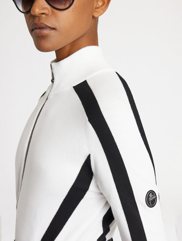 Fusalp PULL VIRGINIE Noir/firefly/neige